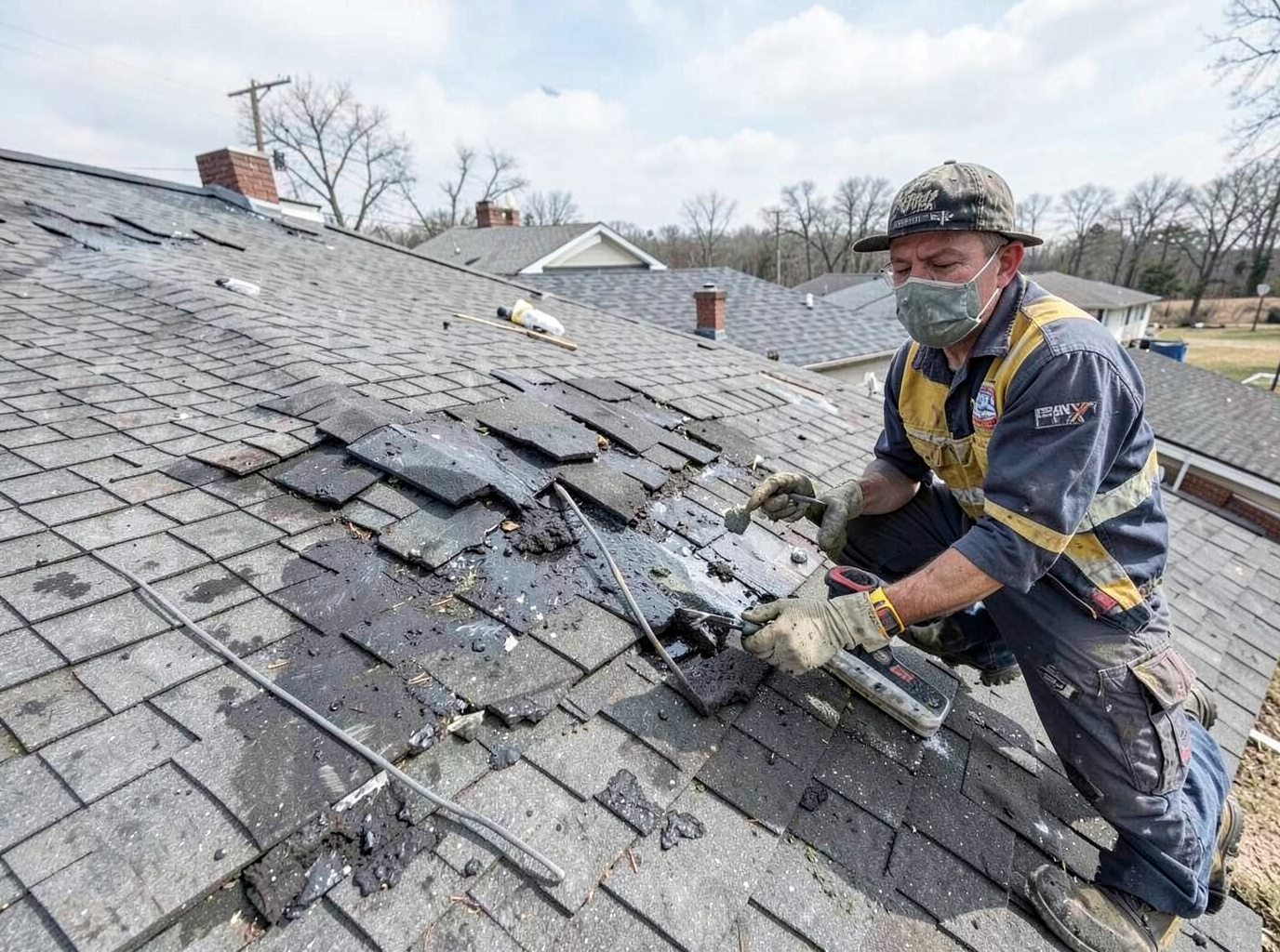 Hail Damage Roof Repair in Owensboro